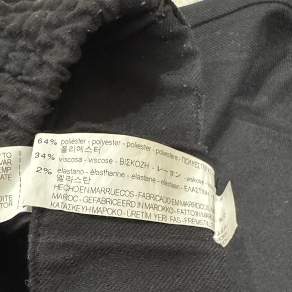 Zara Black Textured Trousers - Picture 7 of 8